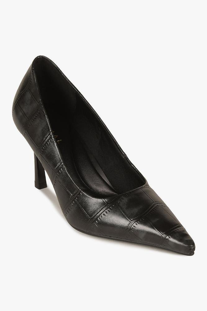 Scarpin Feminino Salto Alto Mundial Leezie Preto 4