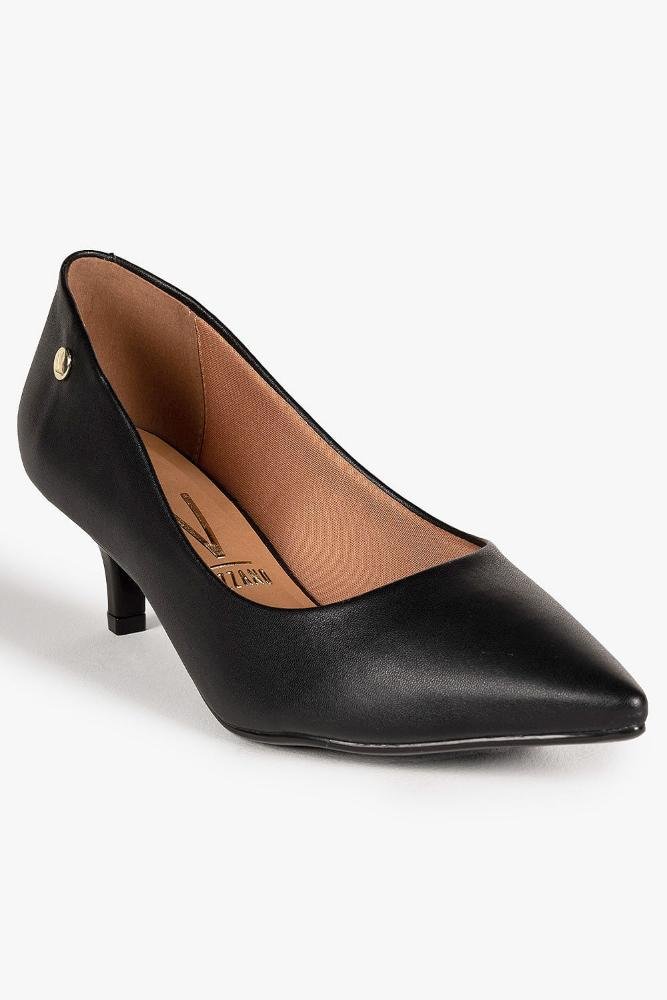 Scarpin Feminino Salto Médio Vizzano Elizangela Preto 4