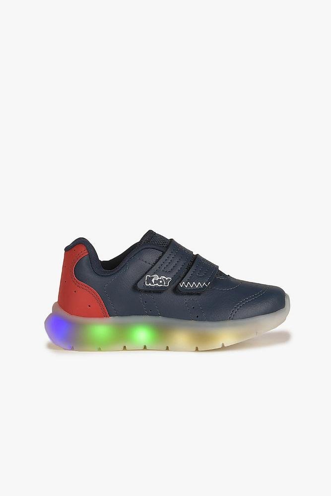 Tênis Infantil Kidy Led Juninho Azul 2