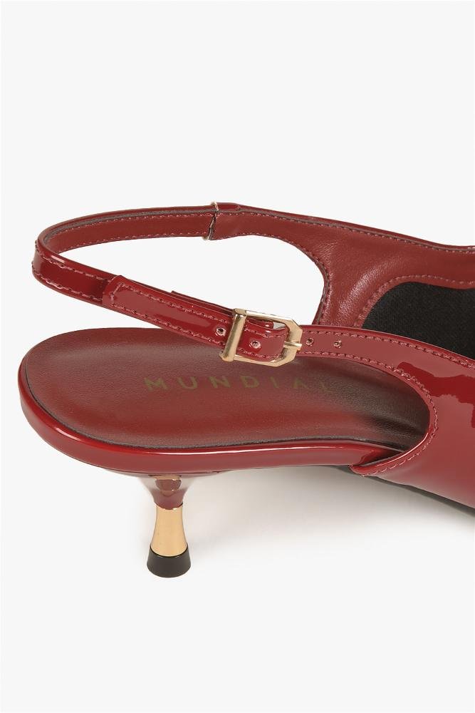 Scarpin Feminino Slingback Mundial Geisiane Vermelho 2