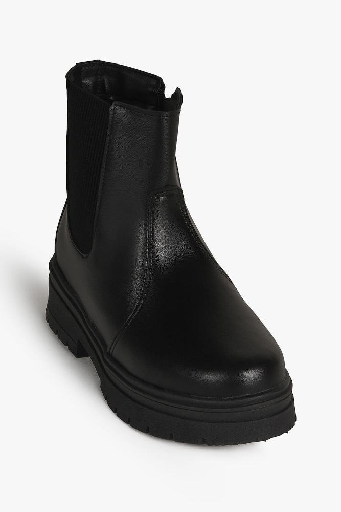 Bota Infantil Coturno Cano Curto Tininha Liz Preto 4