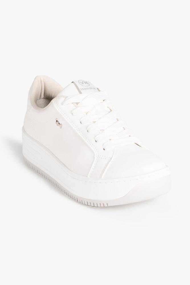 Tênis Feminino Plataforma Via Marte Jakeline Branco 4