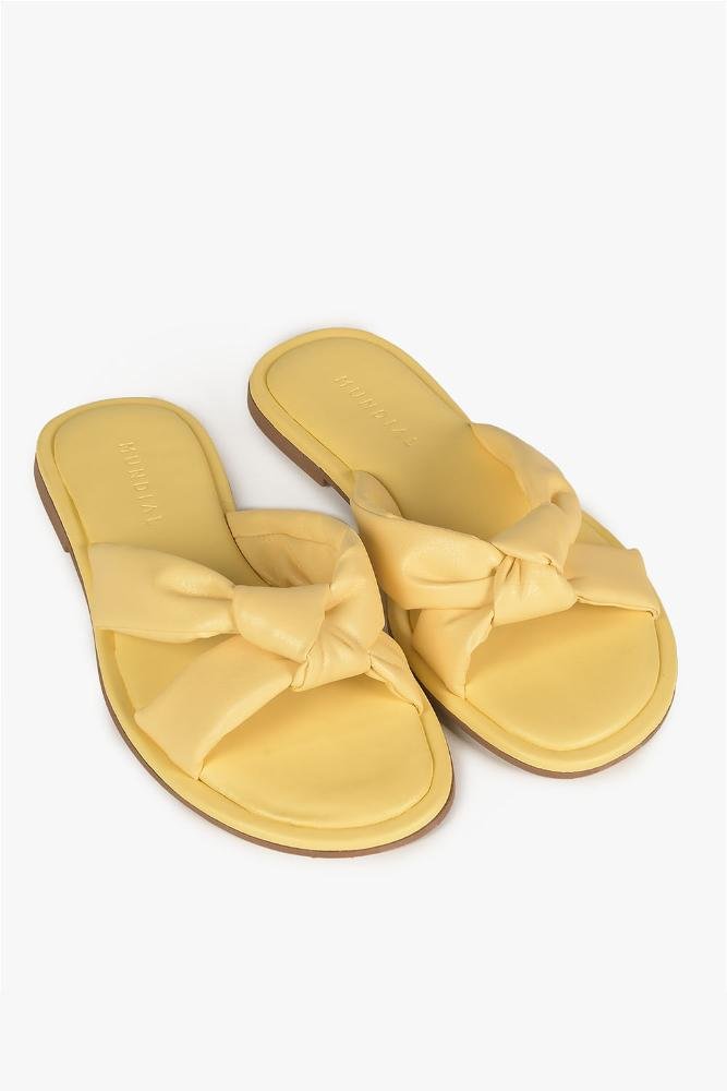 Rasteira Feminina Mundial Genyle Amarelo 3