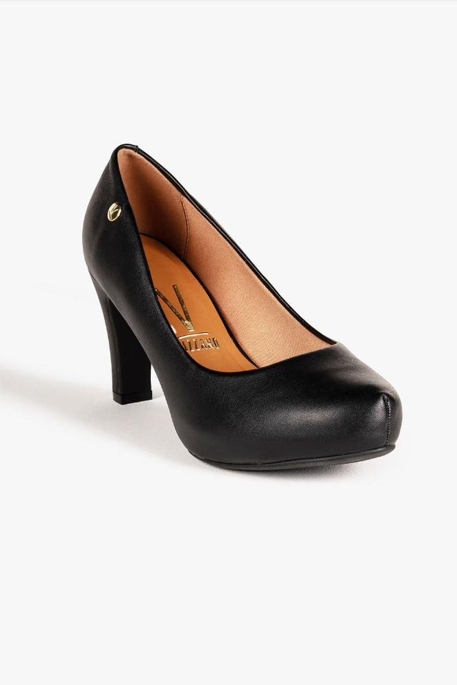 Scarpin Feminino Salto Alto Vizzano Lorien Preto 4