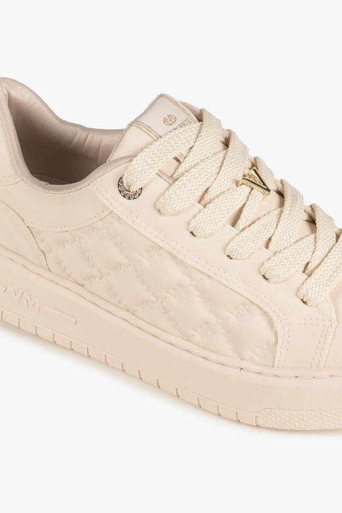 Tênis Feminino Plataforma Via Marte Paige Off White 2