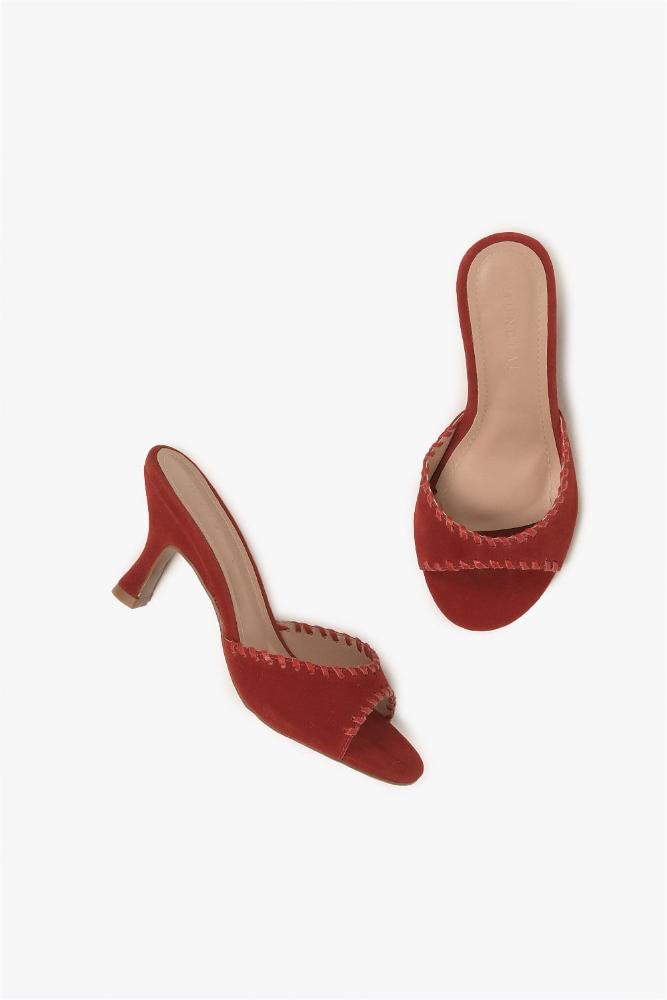Tamanco Feminino Mundial Licy Vermelho 3