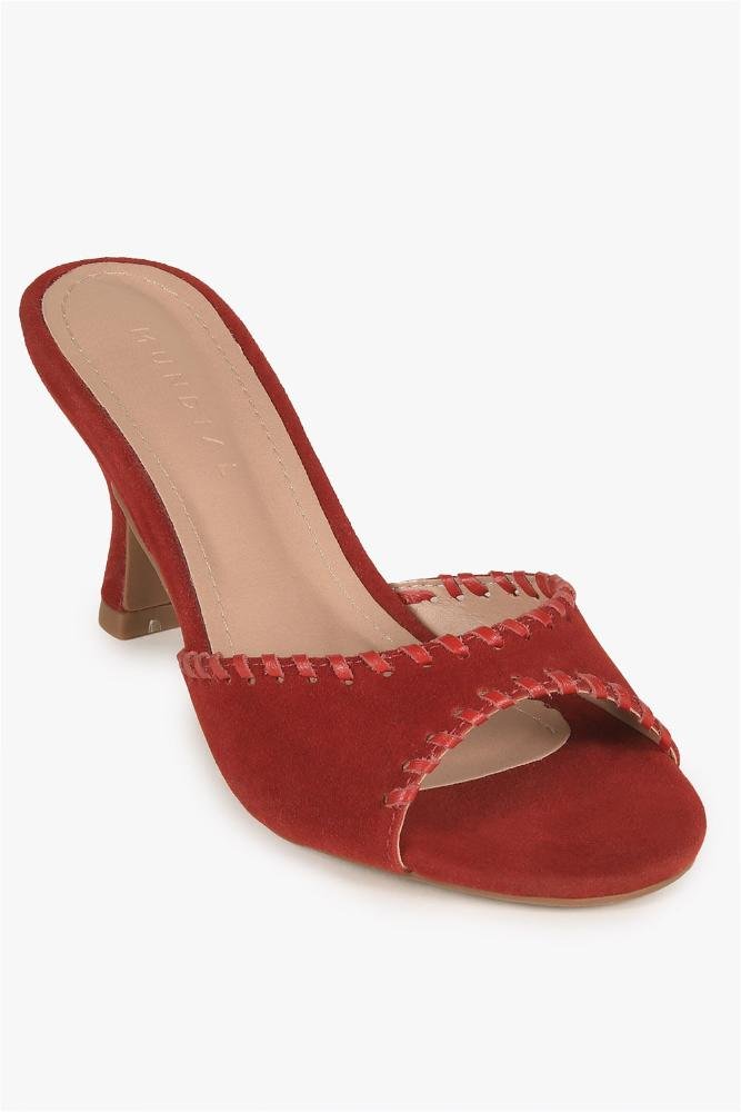 Tamanco Feminino Mundial Licy Vermelho 4