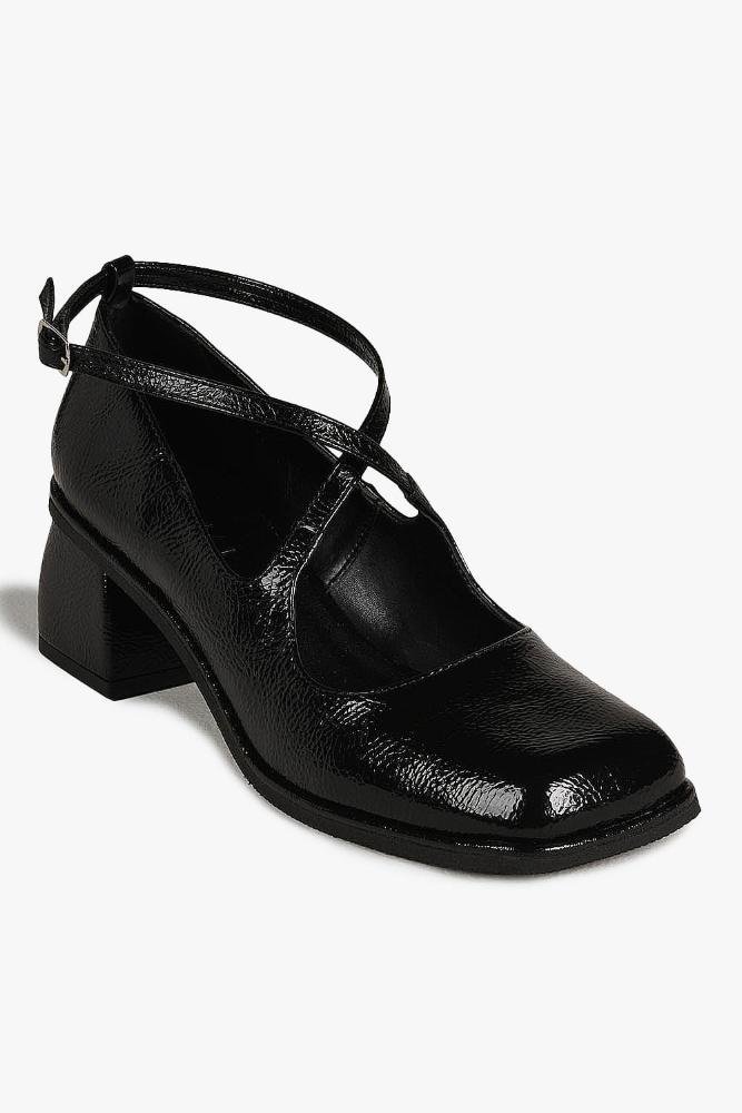 Sapato Feminino De Boneca Mundial Lilyan Preto 4