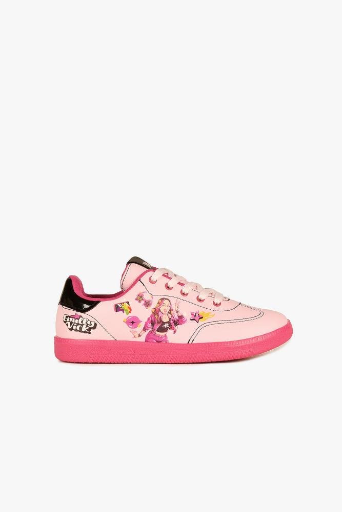 Tênis Infantil Danguinho Dos Rosa Emilly Vick
