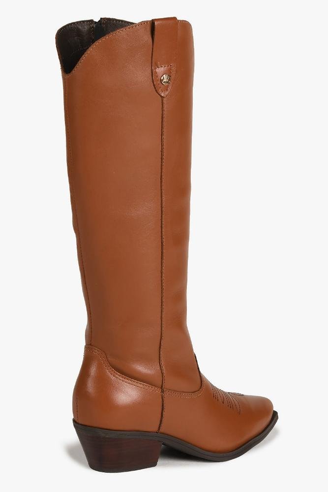 Bota Feminina Cano Longo Bottero Ursula Caramelo 5