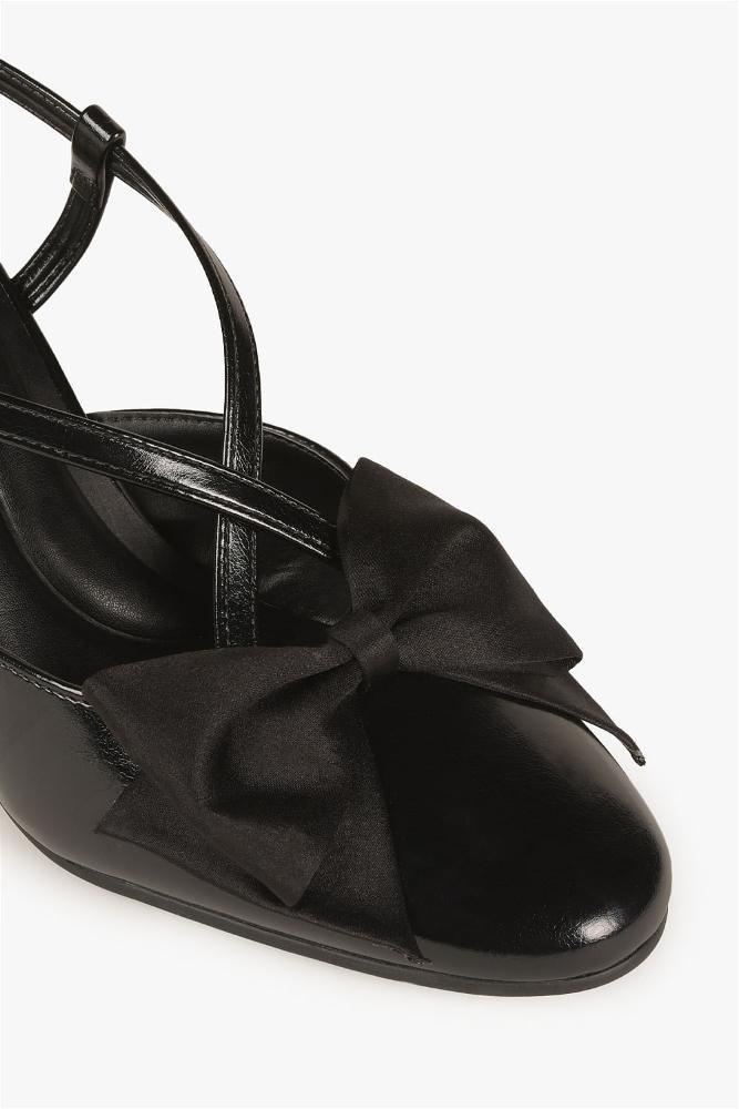 Sapato Feminino Slingback Mundial Lisbeth Preto 2