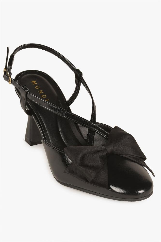 Sapato Feminino Slingback Mundial Lisbeth Preto 4