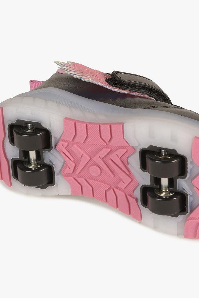 Tênis Infantil De Rodinha Pampili Fly Preto 5