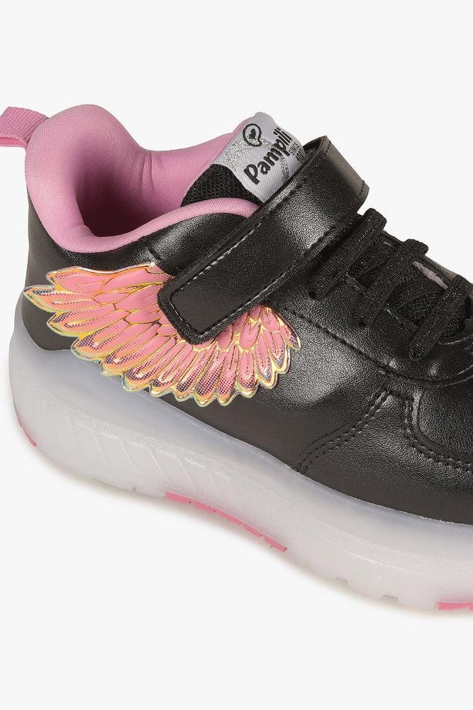 Tênis Infantil De Rodinha Pampili Fly Preto 6