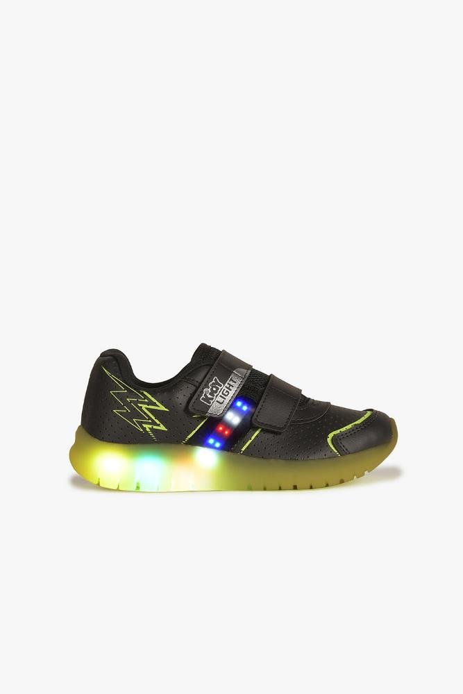 Tênis Infantil Kidy Led Cris Preto 5