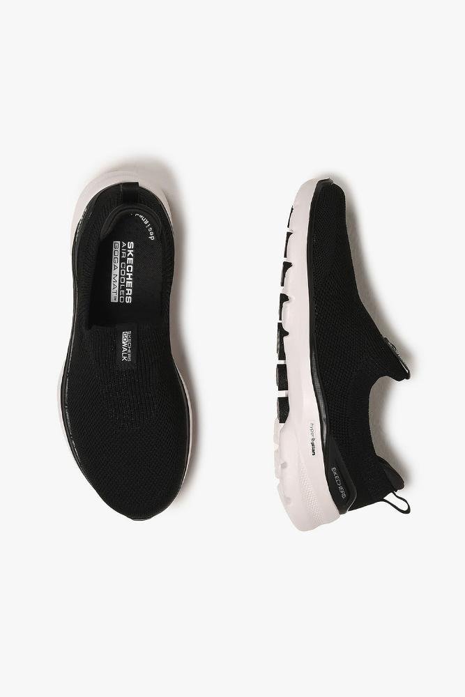 Tênis Skechers Go Walk 6 Vibrant Smile Feminino Preto 3