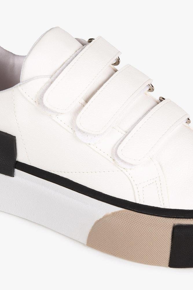 Tênis Feminino Plataforma Mundial Melize Branco 2
