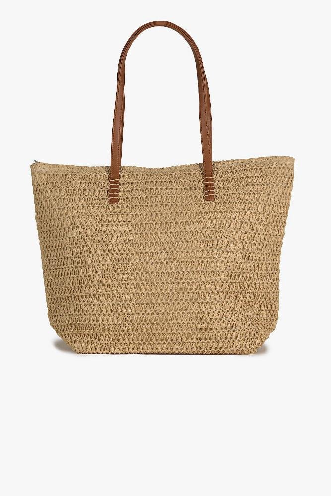 Bolsa Média Feminina Reprel Bege 1