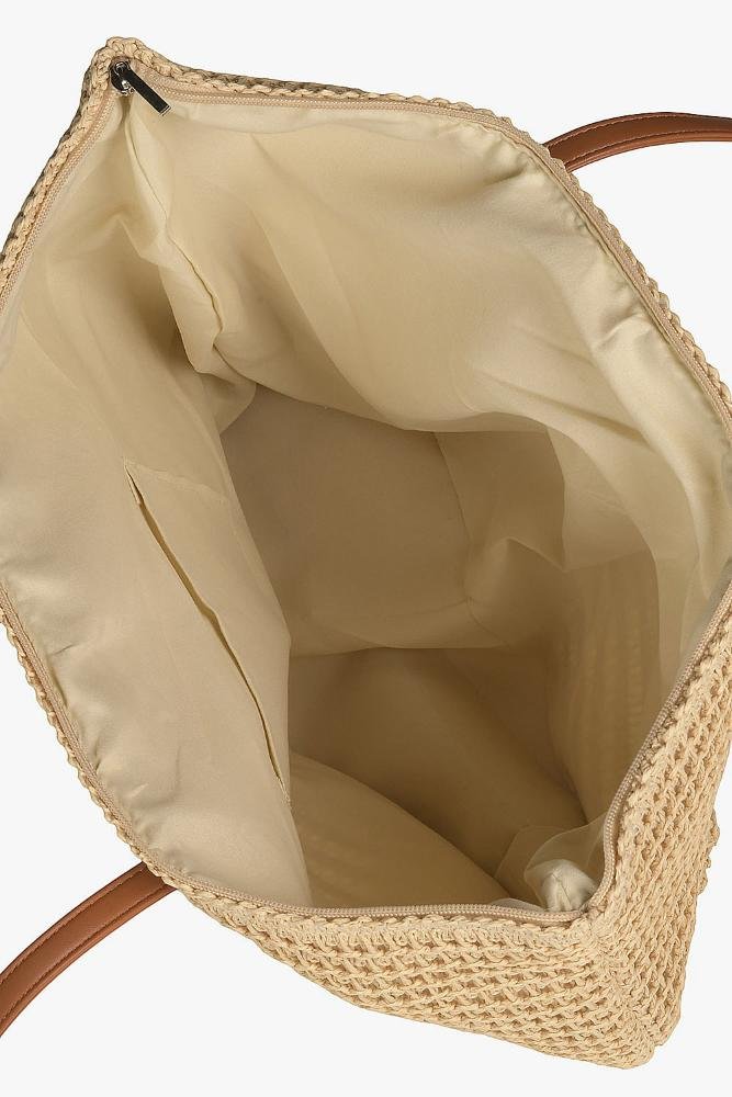 Bolsa Média Feminina Reprel Bege 4