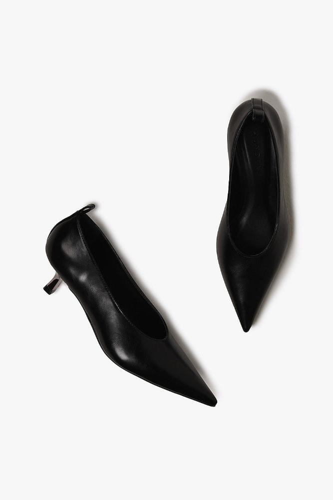 Scarpin Feminino Salto Médio Mundial Antonela Preto 3