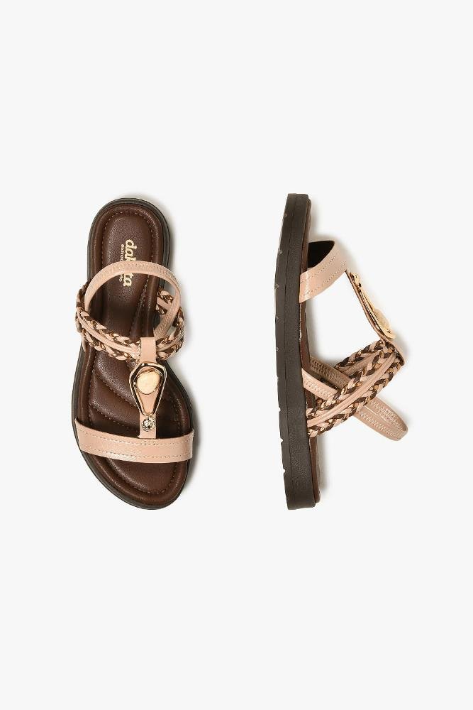 Sandália Feminina Flatform Dakota Elif Café 3