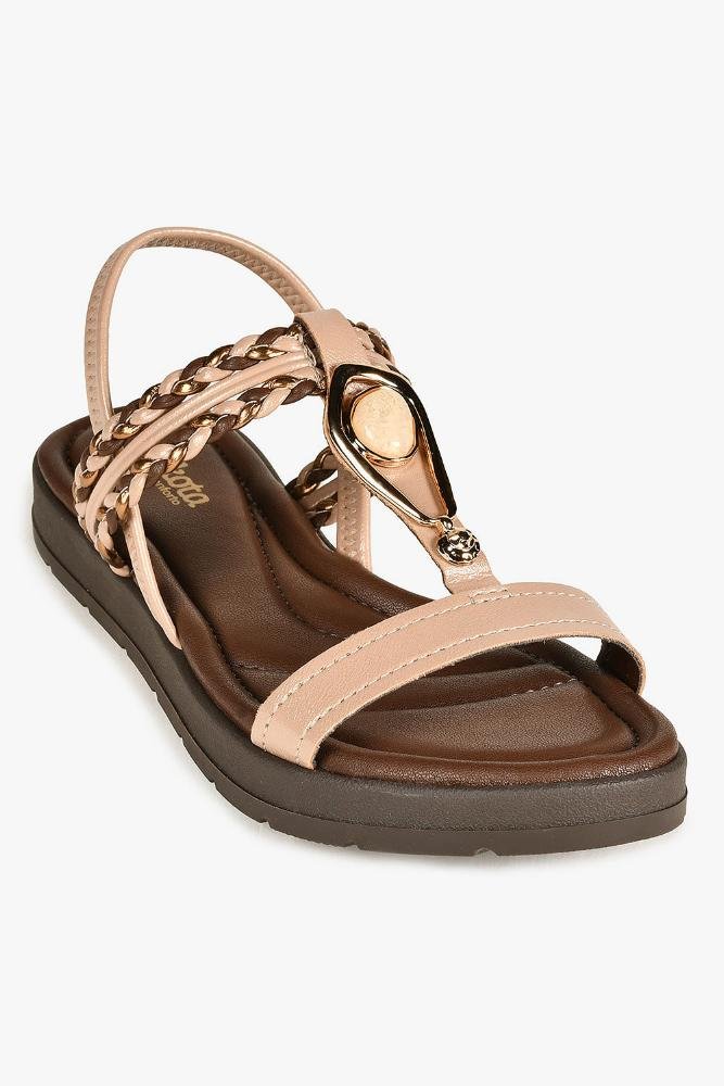 Sandália Feminina Flatform Dakota Elif Café 4