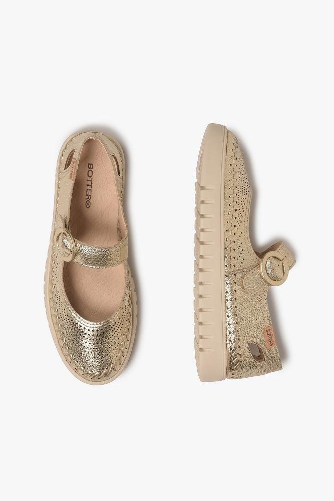 Tênis Feminino Slip On Bottero Cecilia Dourado 3