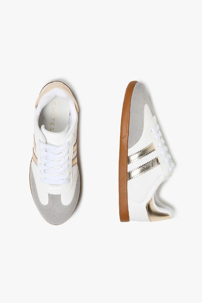 Tênis Feminino Costes Carolina Dourado 3
