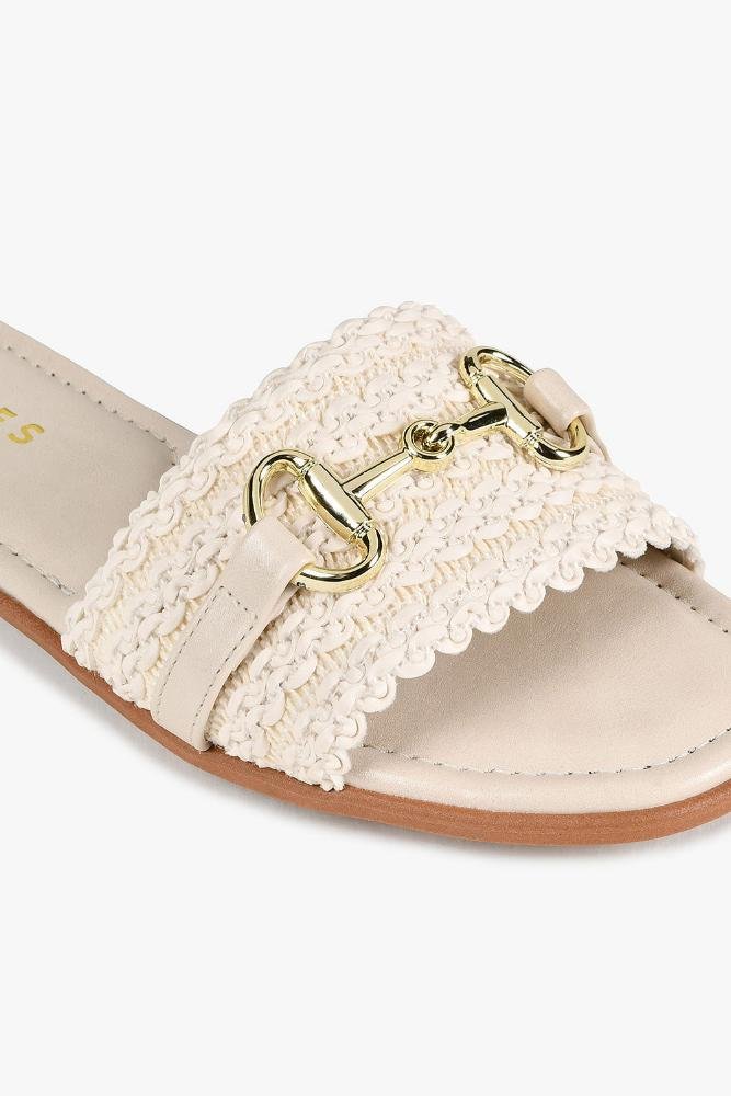 Rasteira Feminina Costes Laurinda Off White 2