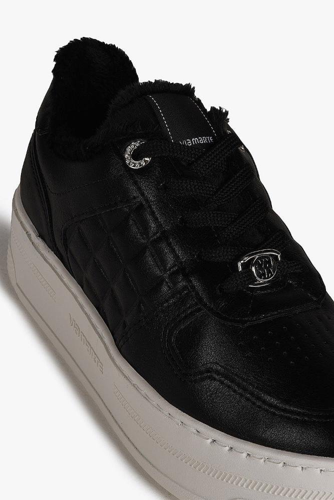 Tênis Feminino Plataforma Via Marte Ivanete Preto 2