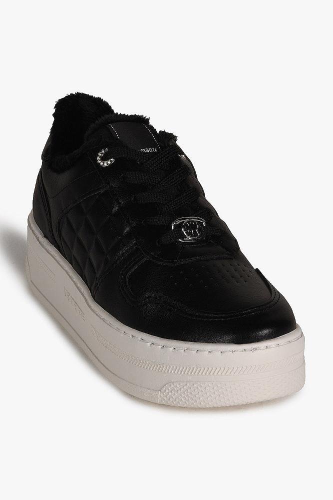 Tênis Feminino Plataforma Via Marte Ivanete Preto 3
