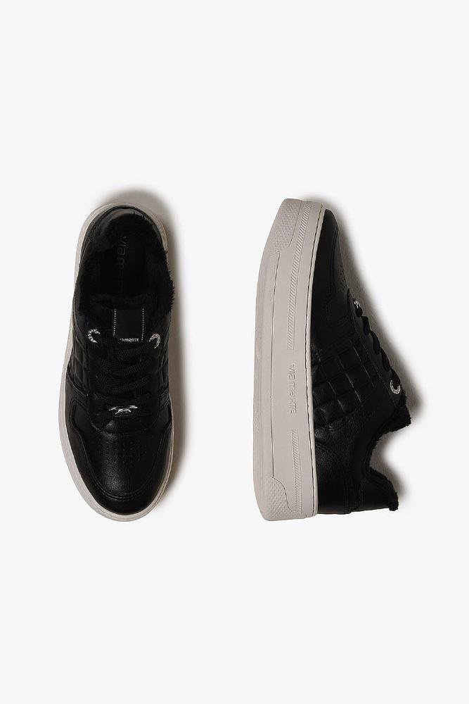 Tênis Feminino Plataforma Via Marte Ivanete Preto 4