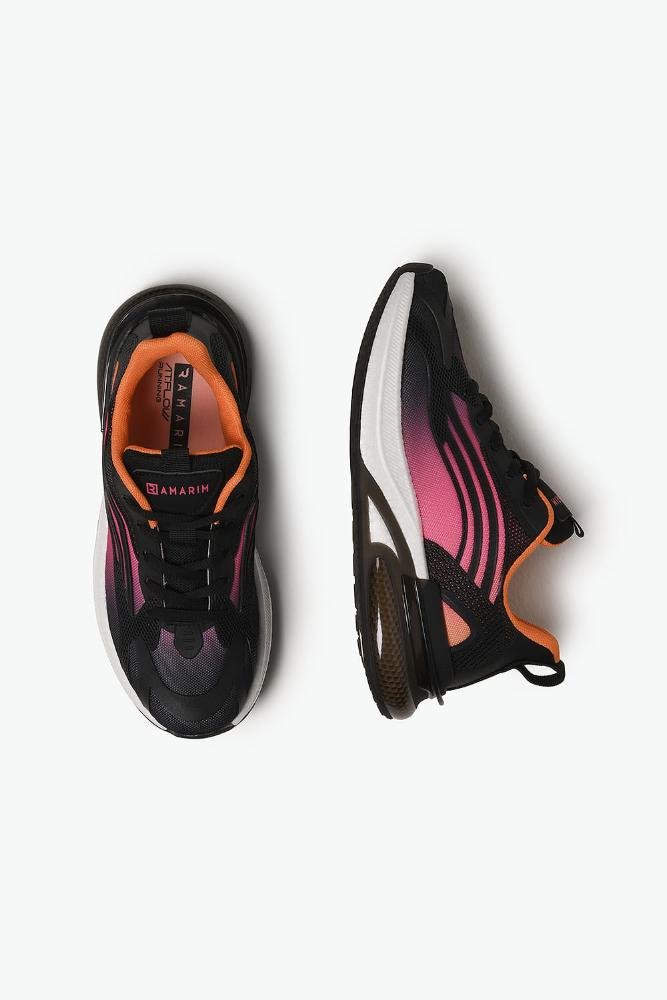 Tênis Sneaker Feminino Ramarim Thalita Preto 5