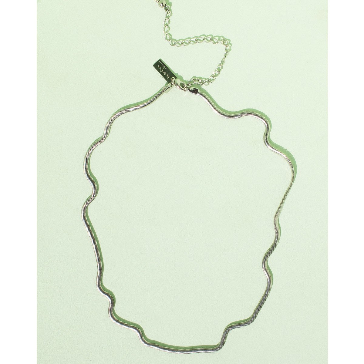 Colar Chic Chain Snake Prateado