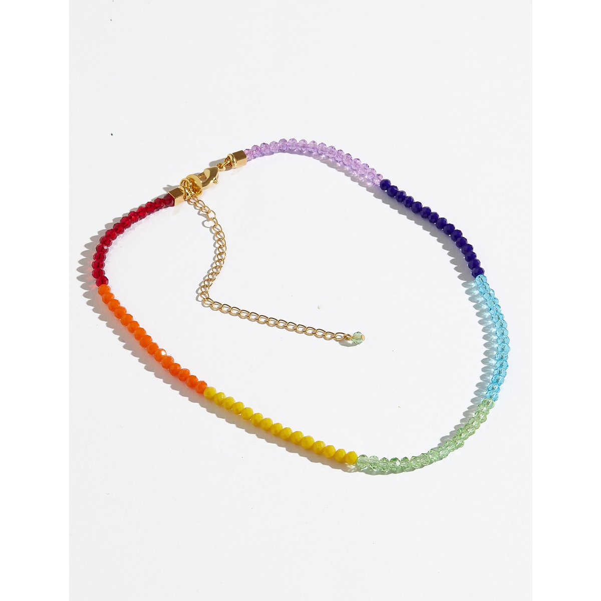 Colar 7 Chakras Cristais De Vidro