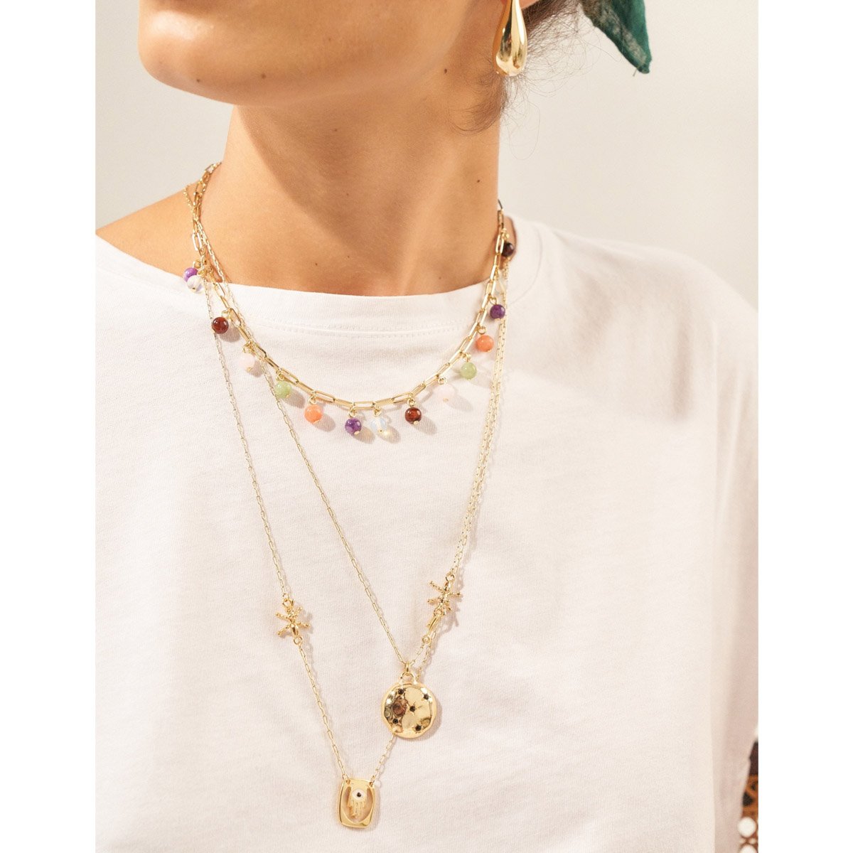 Colar Mystic Star Dourado 2