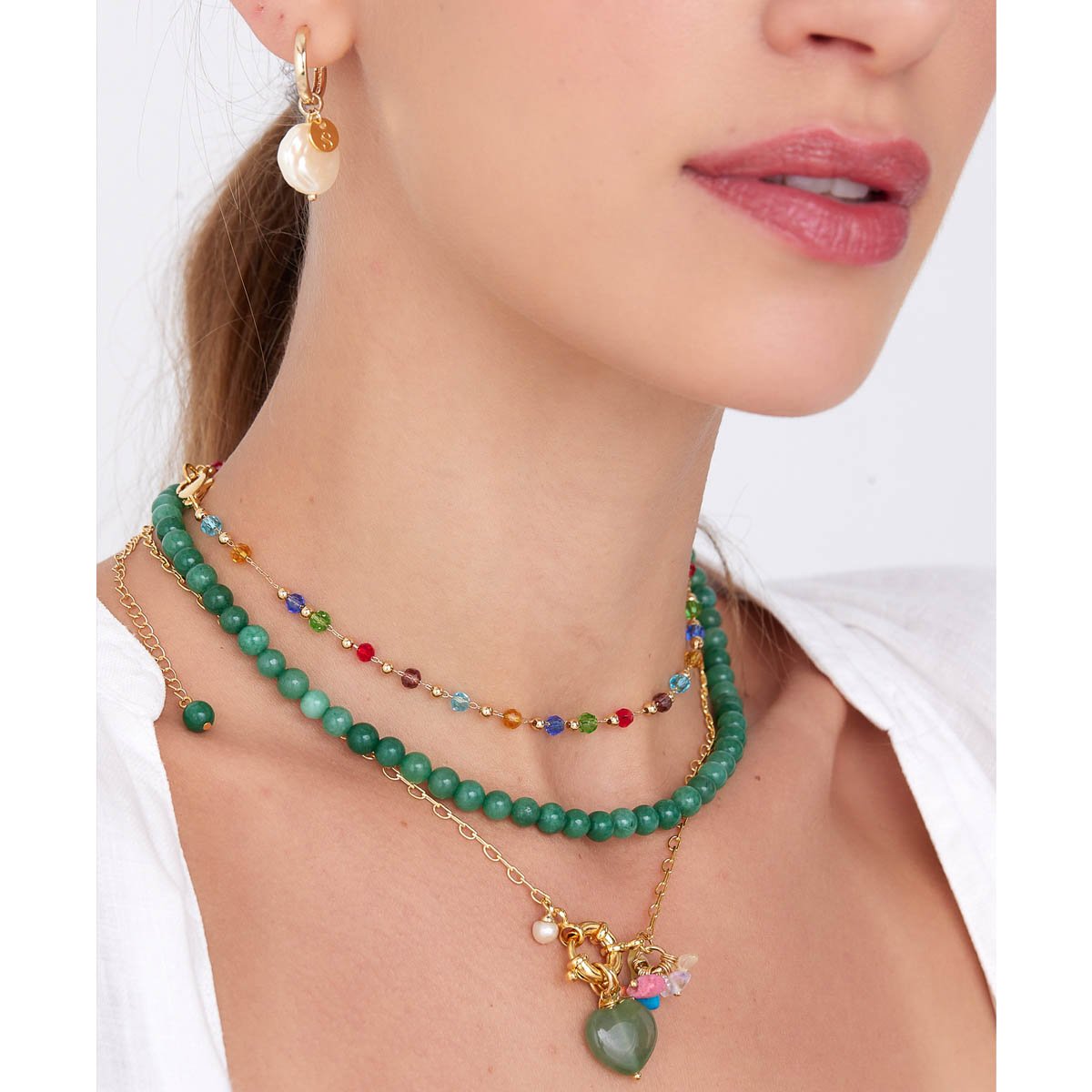 Colar Choker Multicolor - Semijoia Multicores 2