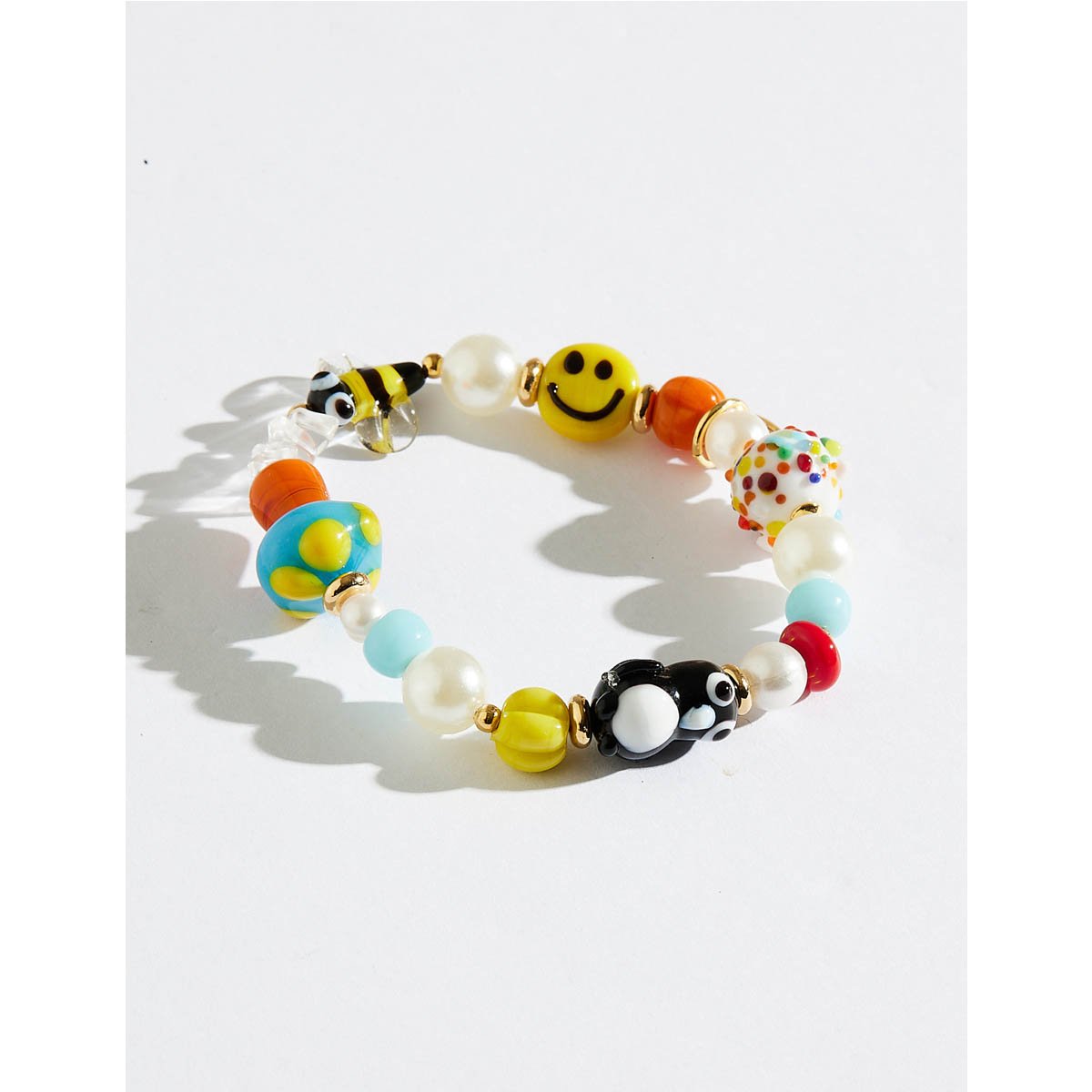 Pulseira Happy Zone Pingentes Murano