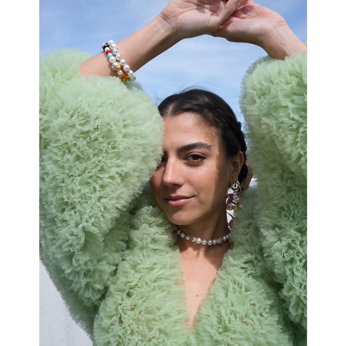 Pulseira Happy Zone Pingentes Murano Multicores 4