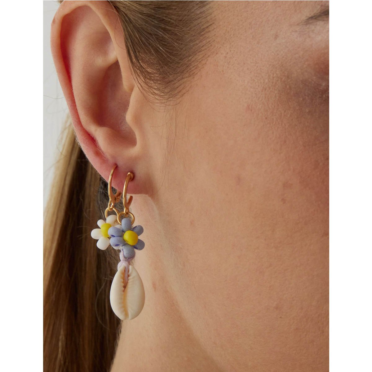 Brinco Kit Margarida Daisy [SANTE + FH] Dourado 2