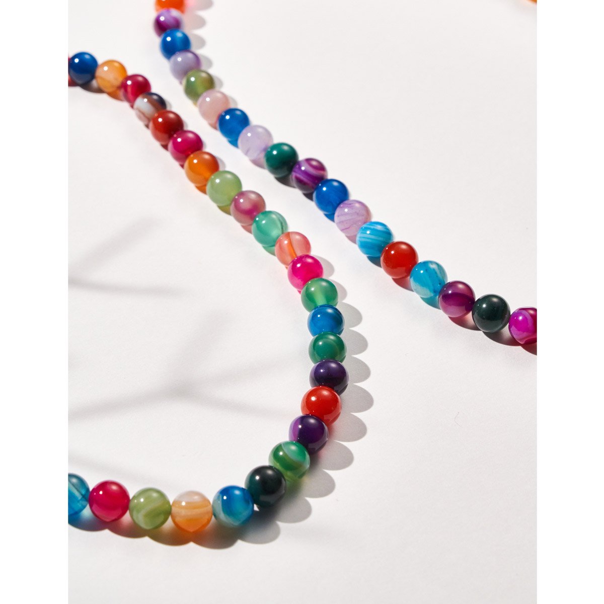 Colar Chakras Pedra Natural Multicores 5