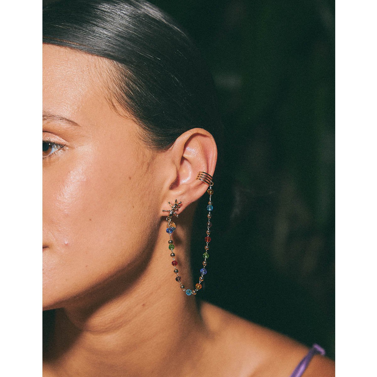 Brinco + Piercing Multicolor Multicores 2
