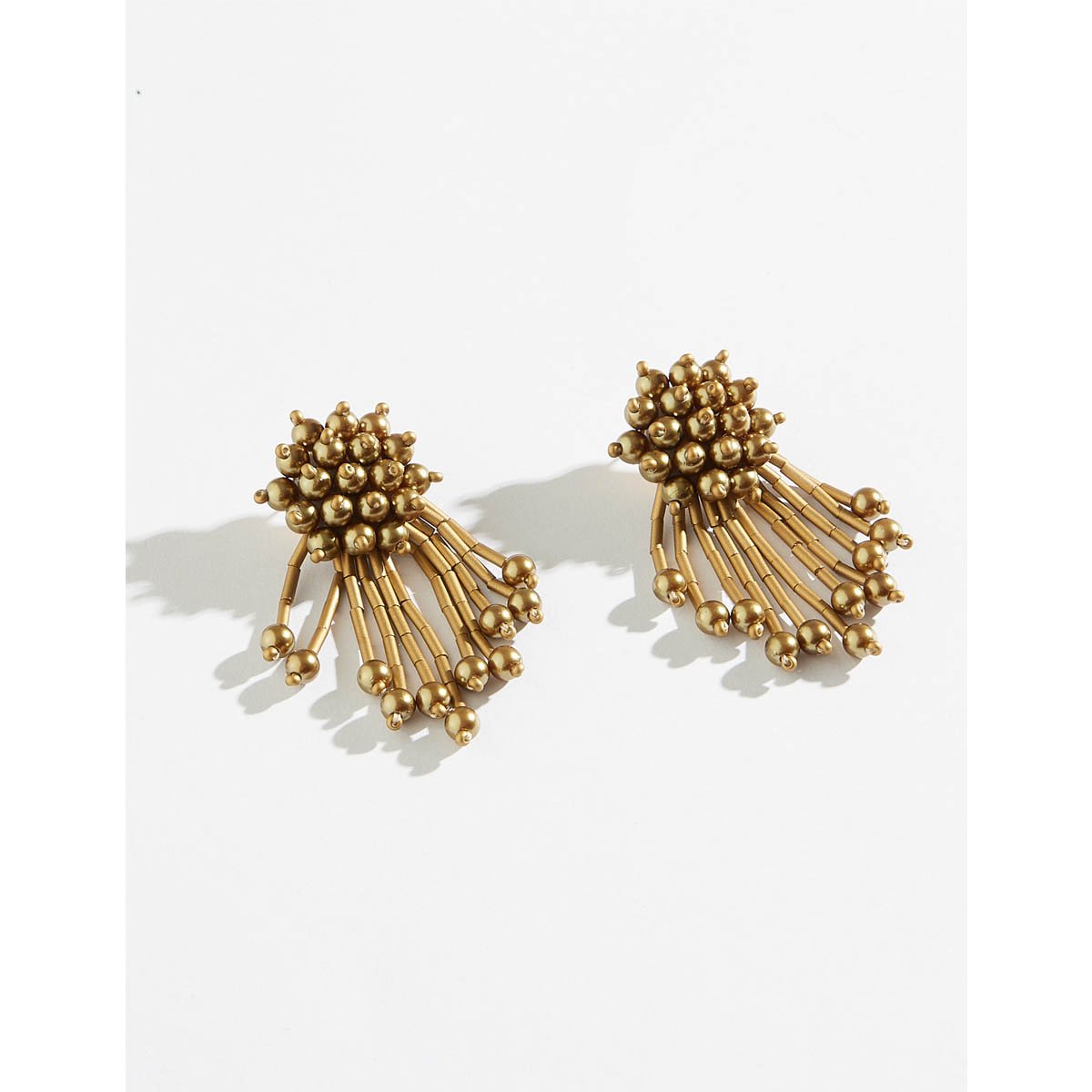 Brinco Cacho Let's Party Dourado Envelhecido