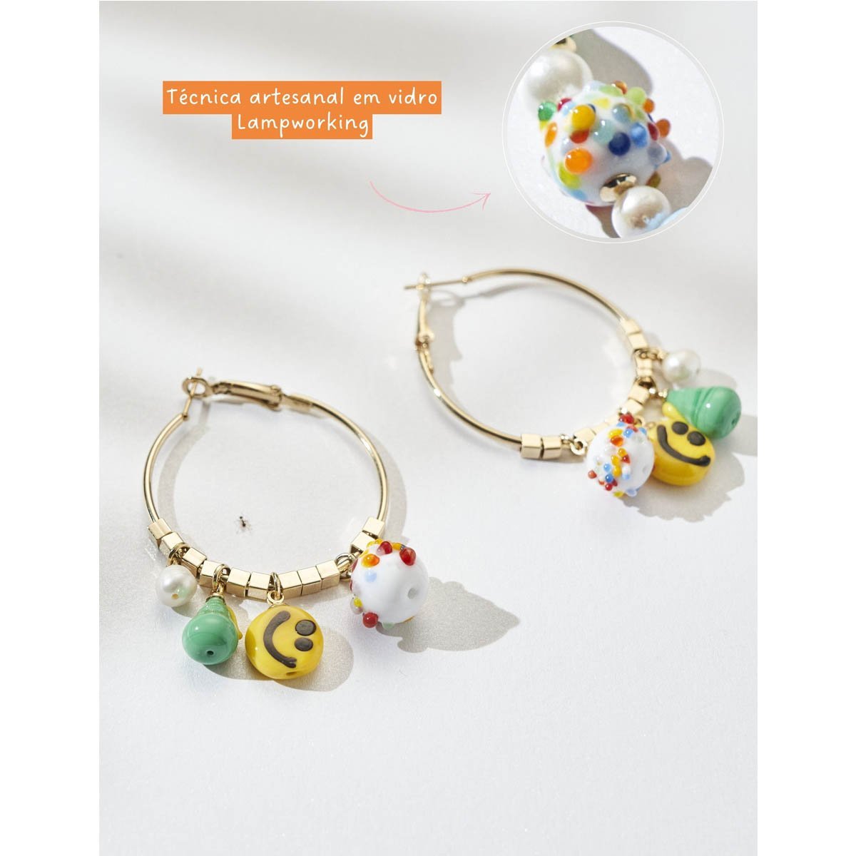 Brinco Happy Zone Argola Dourado 5
