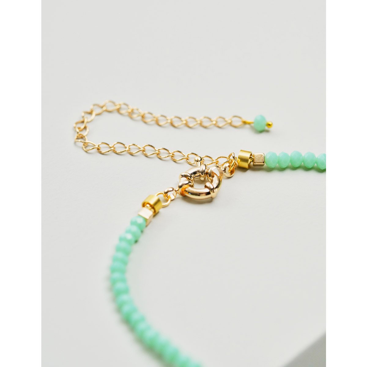 Colar Choker Cristais Candy Verde Verde 3
