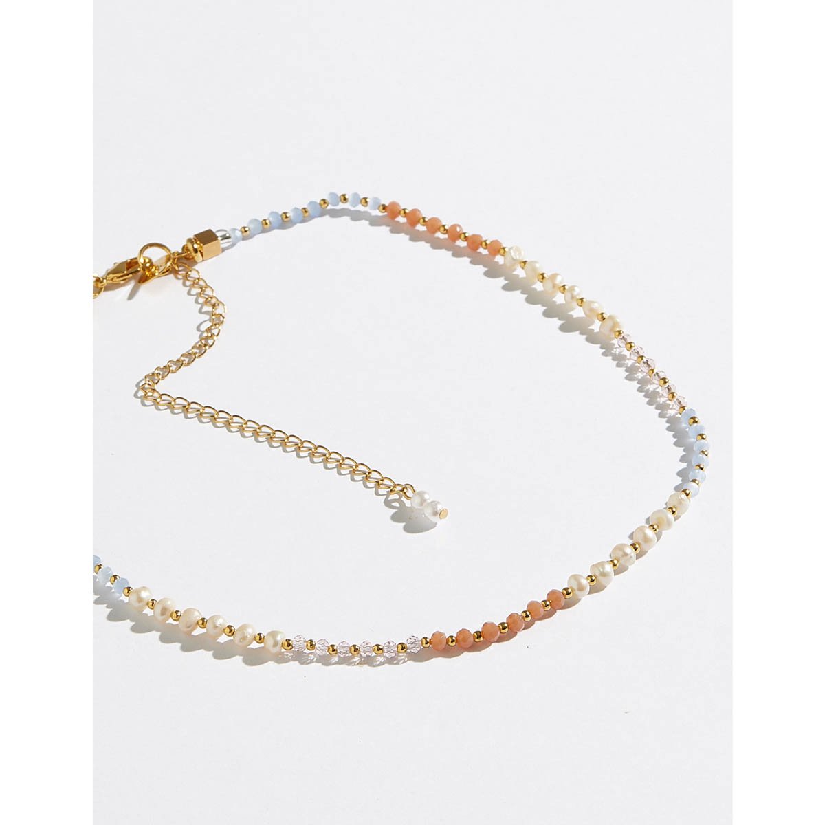 Colar Girl With Pearl Delicadinho Pérolas Barrocas