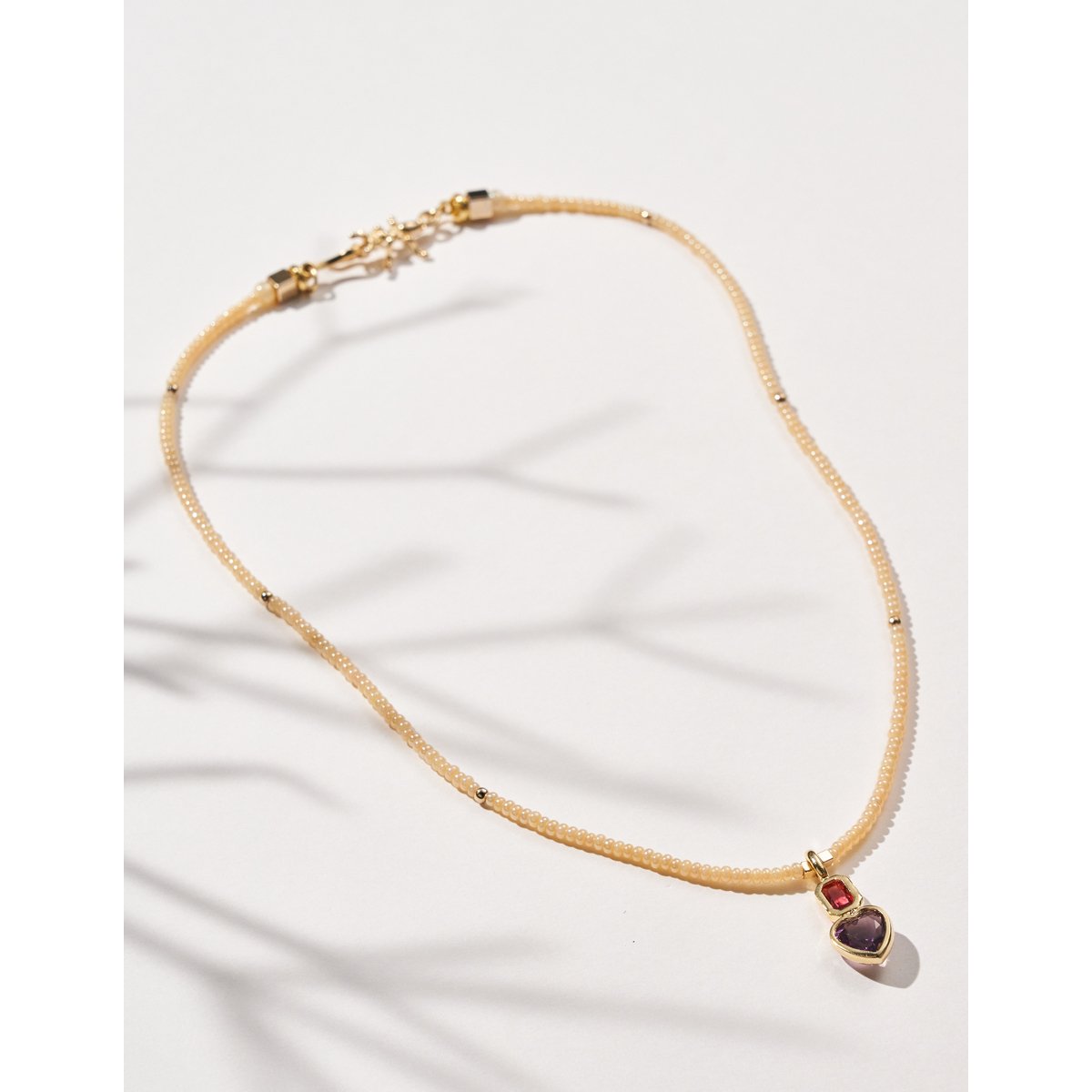 Colar Infinito Purple Heart Dourado 3