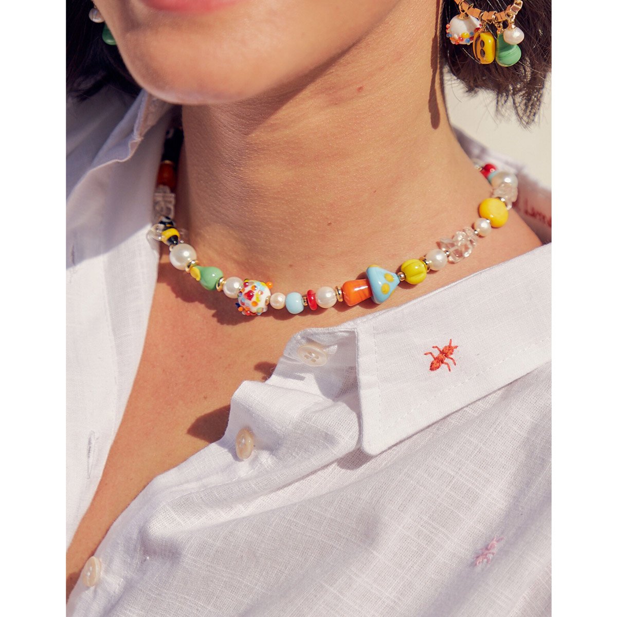 Colar Happy Zone com Banho Dourado Dourado 4