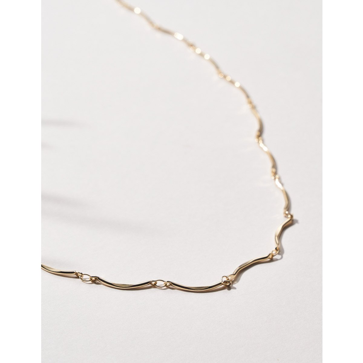 Colar Essential Corrente Estaquinhas com Banho Dourado Dourado 3