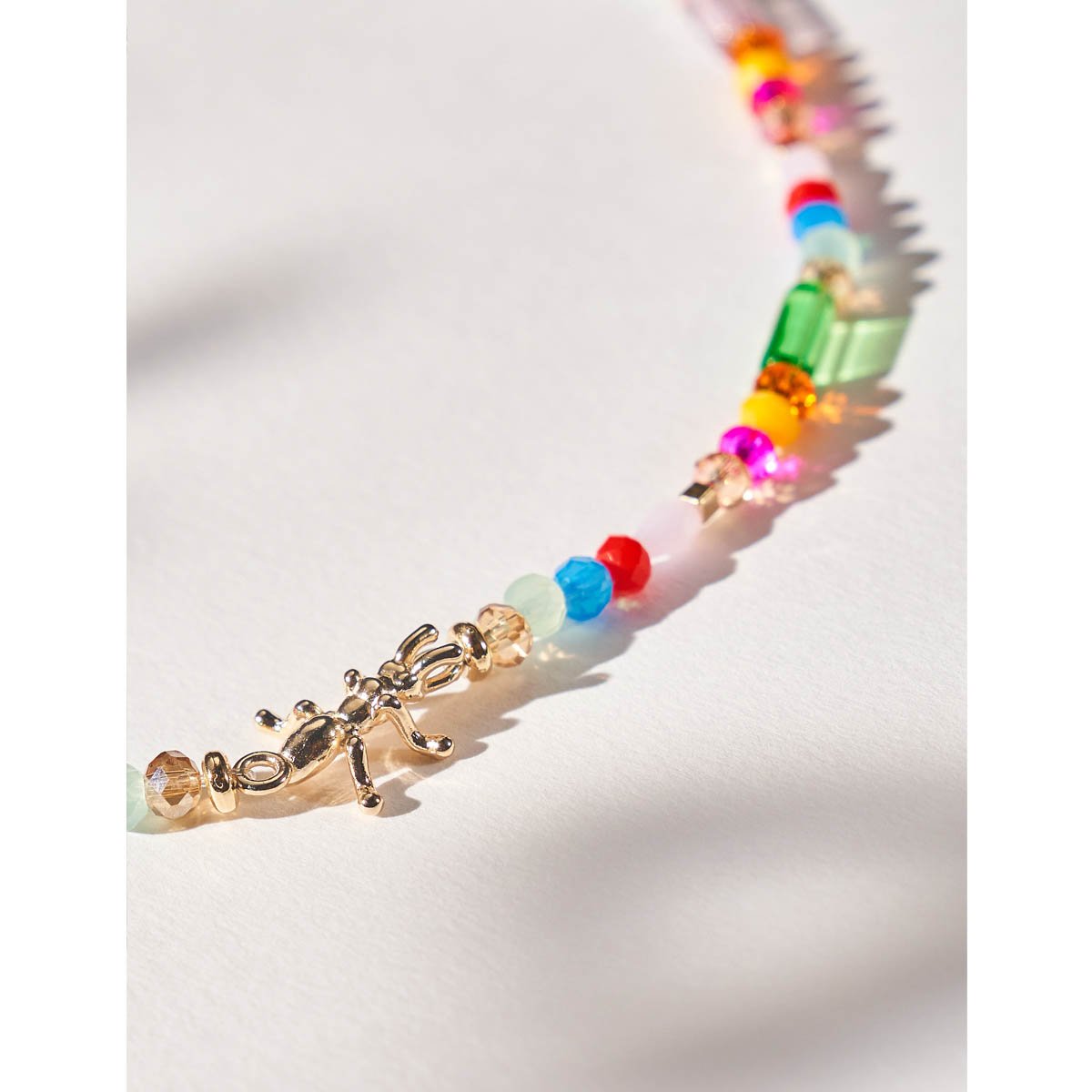 Colar Jelly Choker [S.Ant.E] Vidros Coloridos Banhado a Ouro 18k - Semijoia Multicores 4